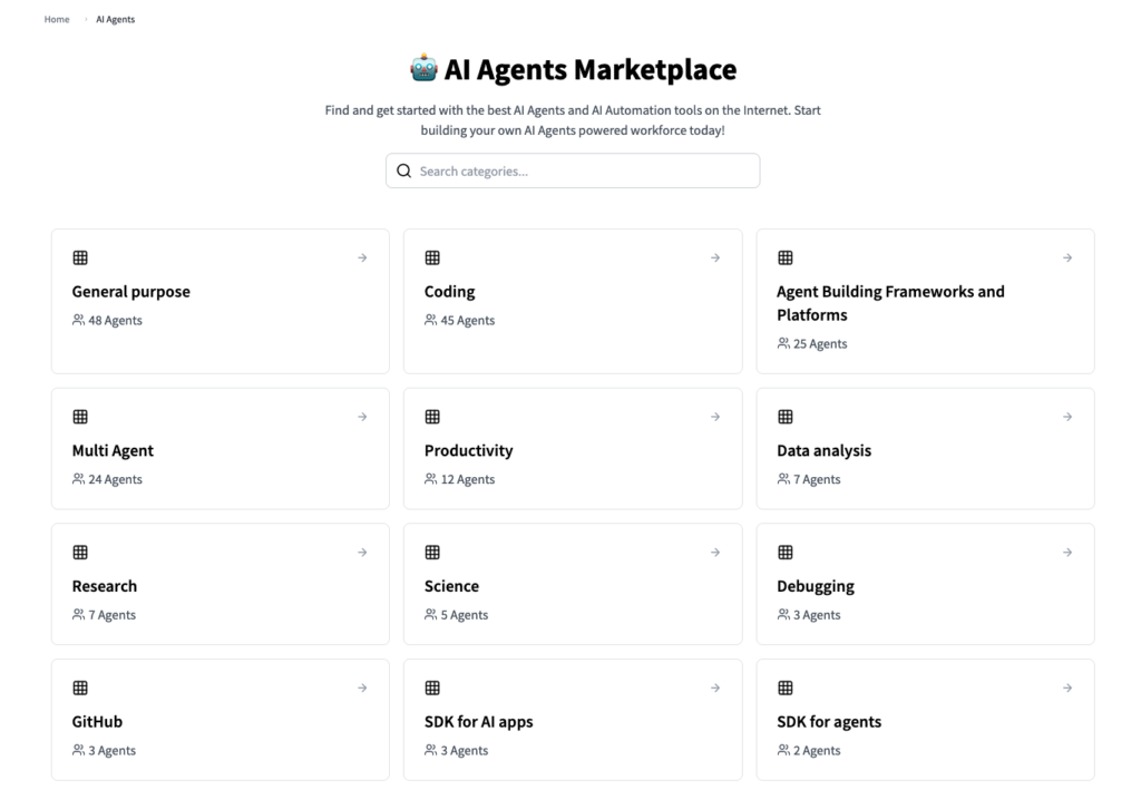 AI Agents Marketplace - AI Agents Directory by Metaschool